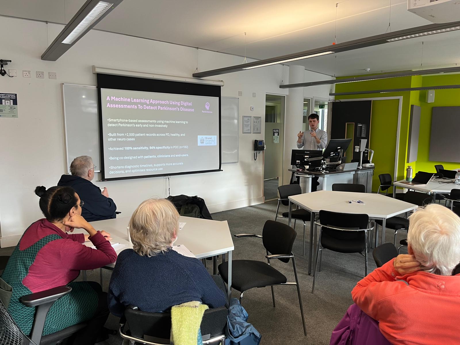 ParkinSense pilot trials with Brunel University BORG group