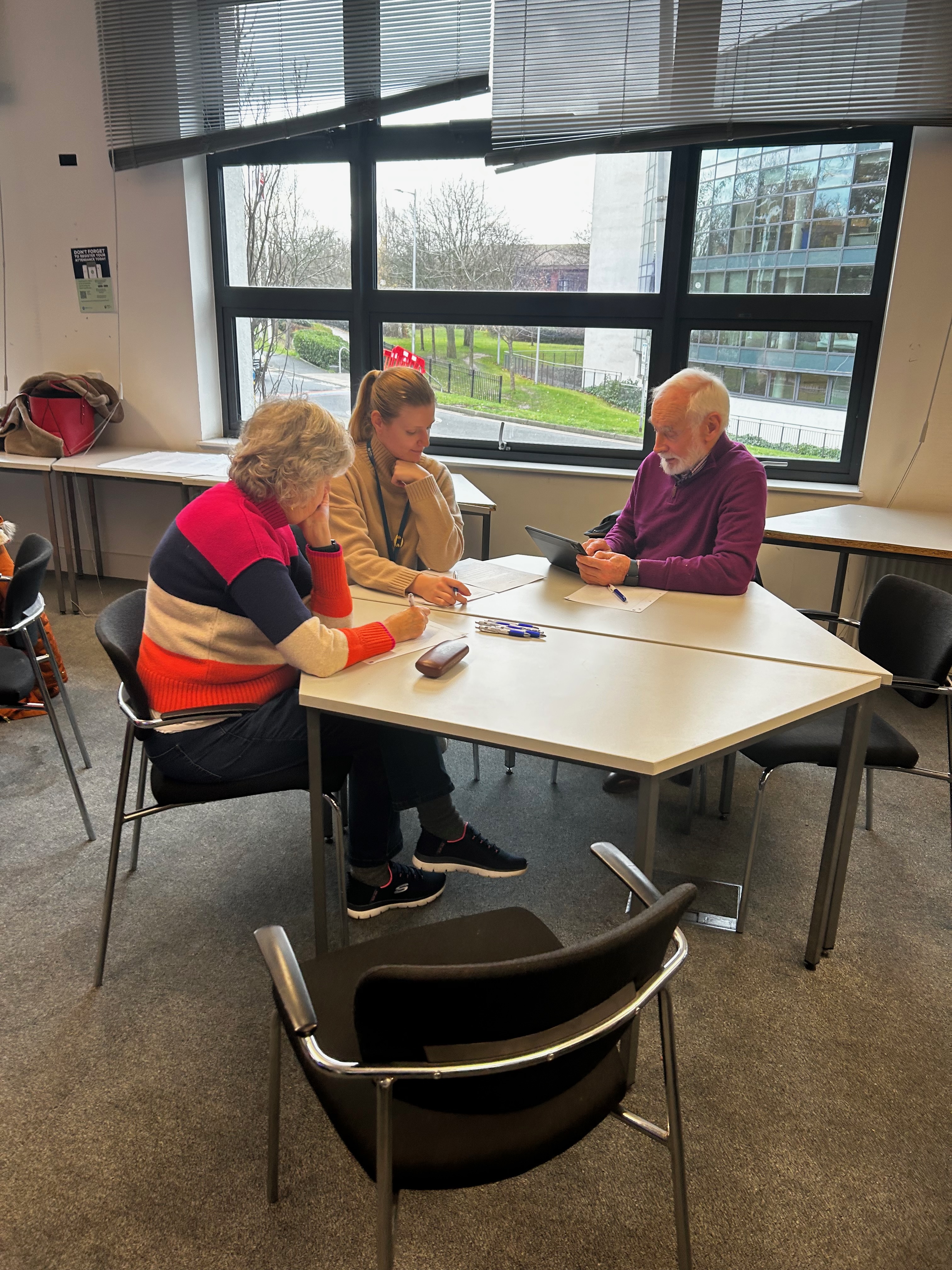 ParkinSense trial session at Brunel University