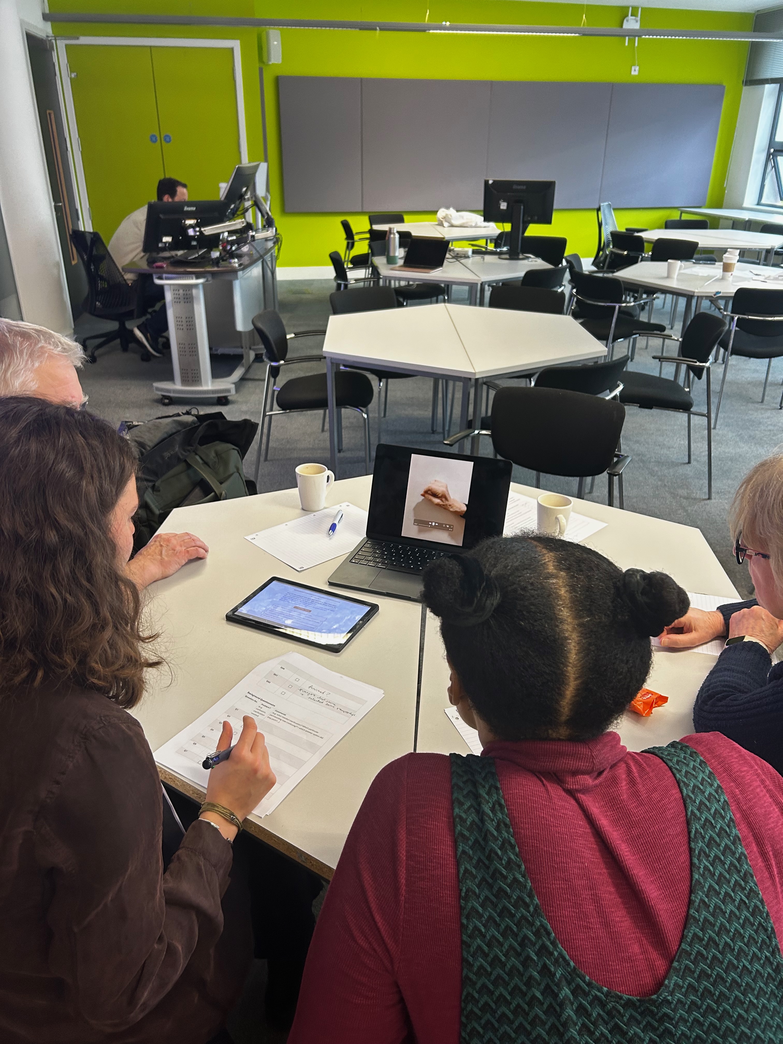 ParkinSense prototype testing with BORG research group