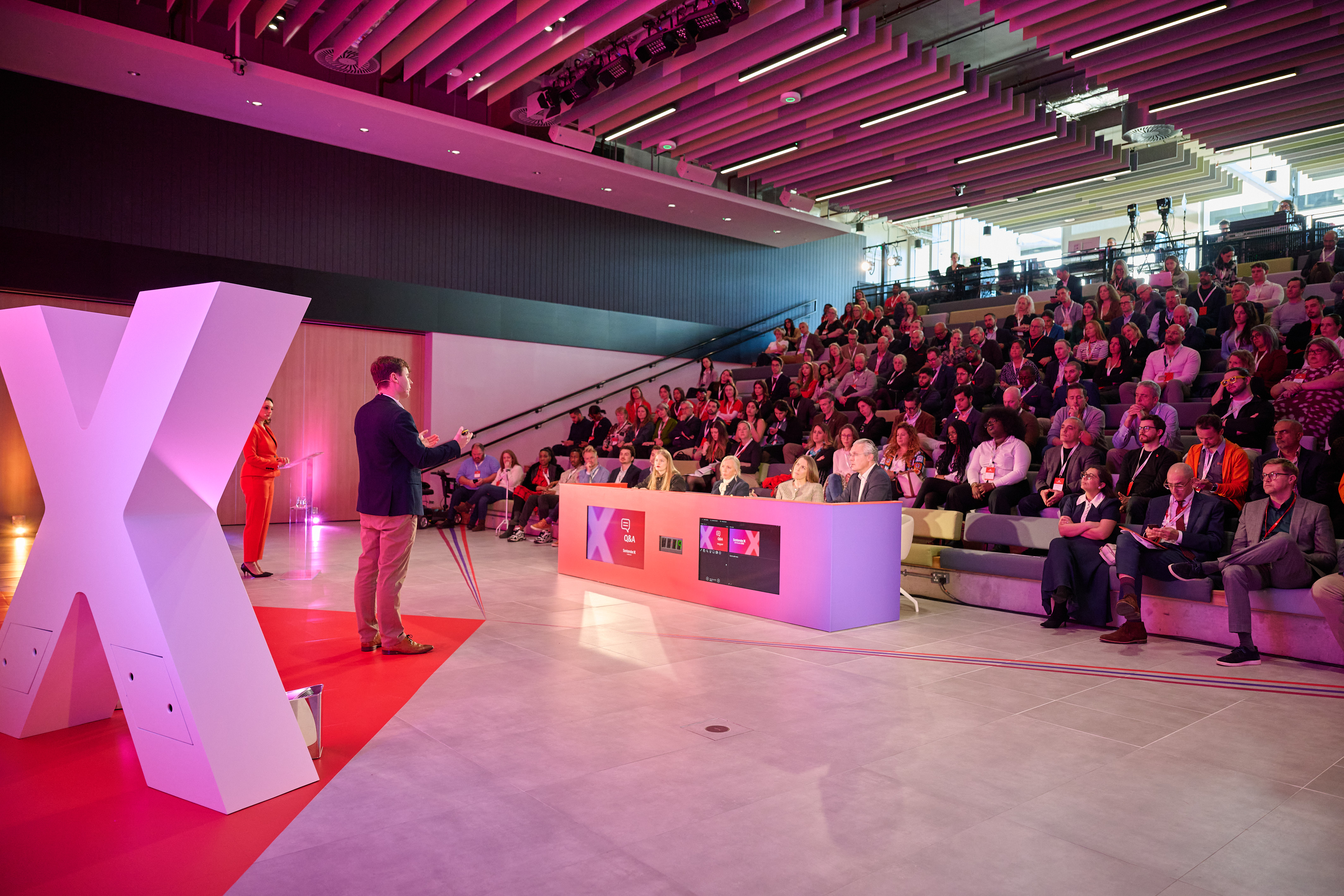 ParkinSense team at Santander X Awards ceremony